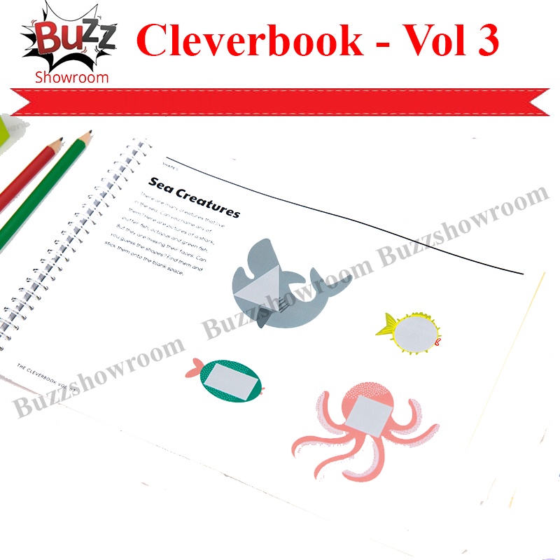 Buku Edukasi Anak Bayi Cleverbook Vol 3 36-48 bulan Cleverkins Inggris