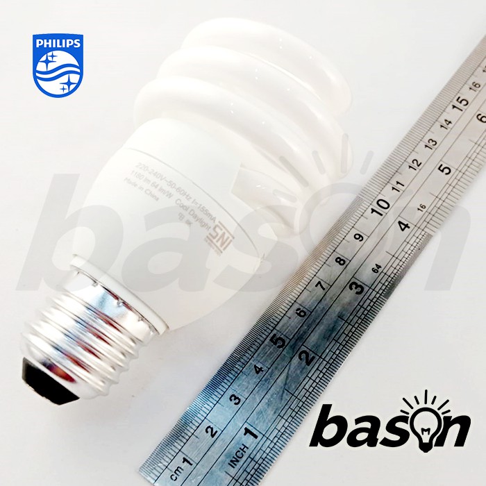 PHILIPS Tornado 20W | Lampu Spiral Hemat Energi | E27 | Cahaya Putih atau Kuning