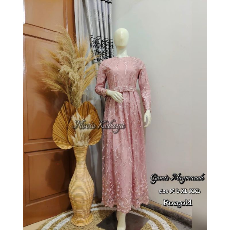 gamis cantik maymunah novie kebaya