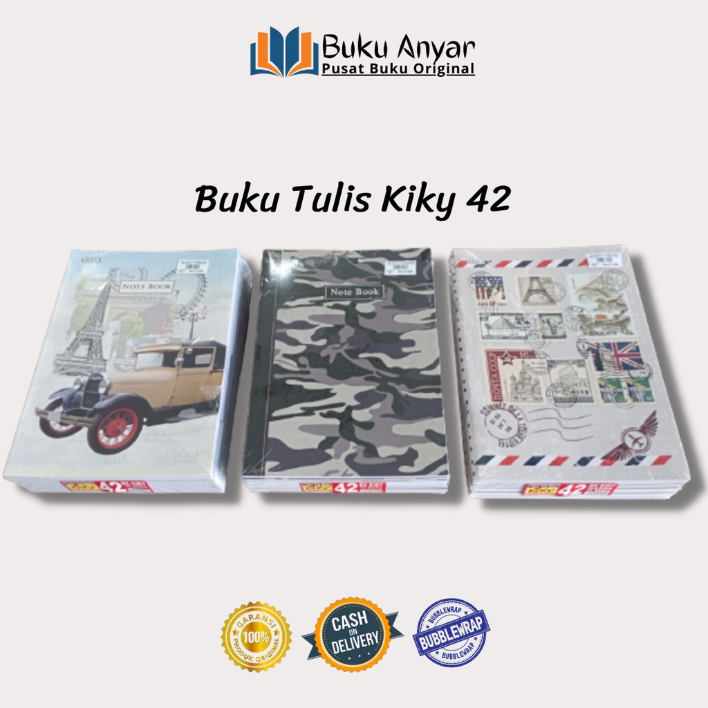 

BUKU TULIS KIKY 42 LEMBAR ISI 10 BUKU