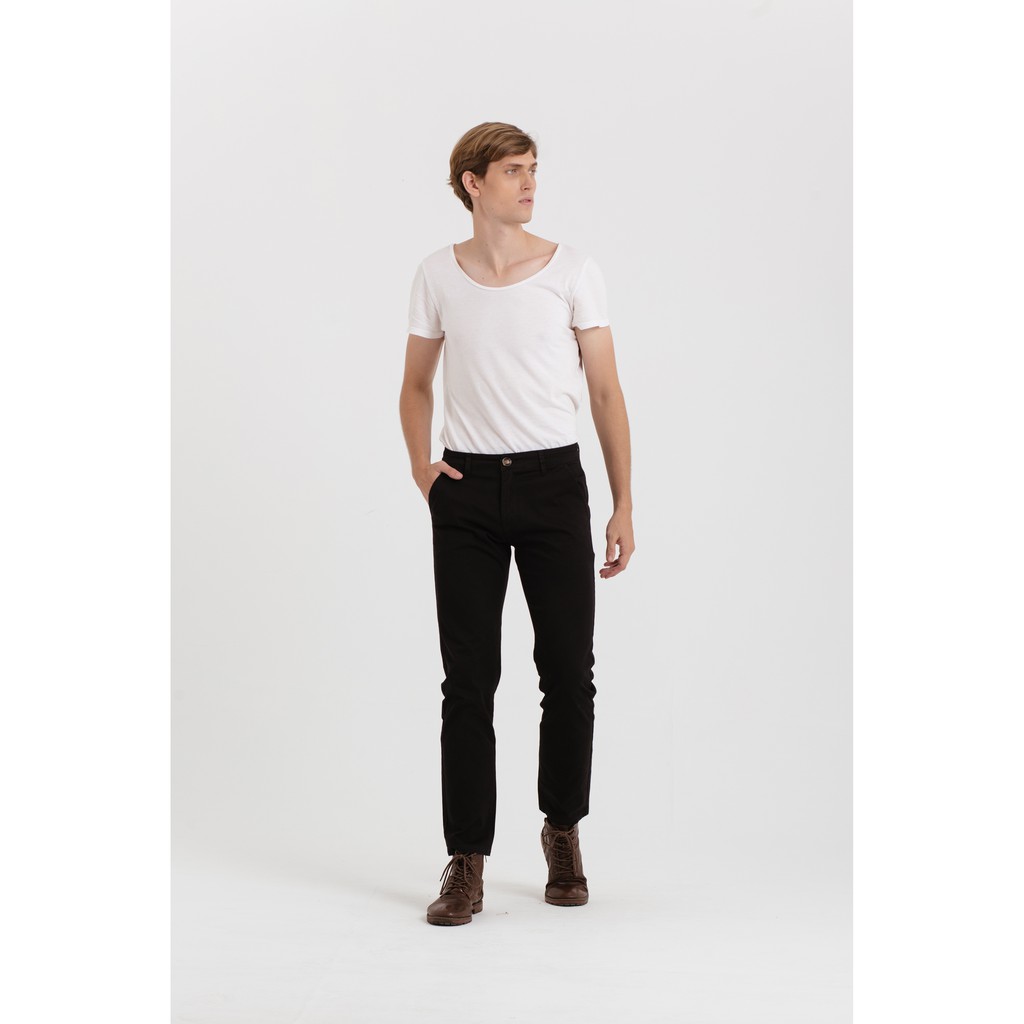 Celana Chinos Pria Goviboss 01-01 Black