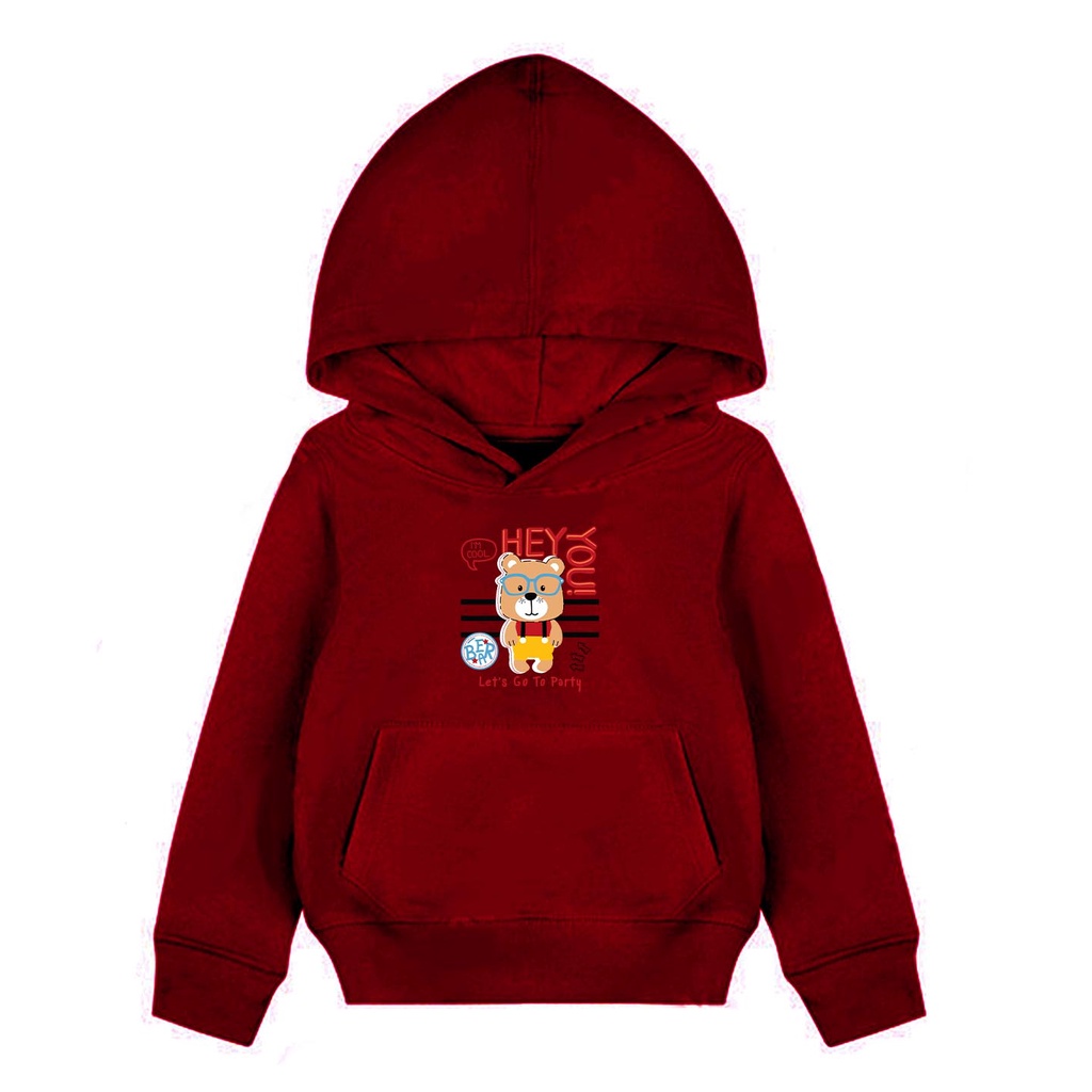 Hoodie Anak Hey You Sweater Pakaian Fleece Anak M - XL