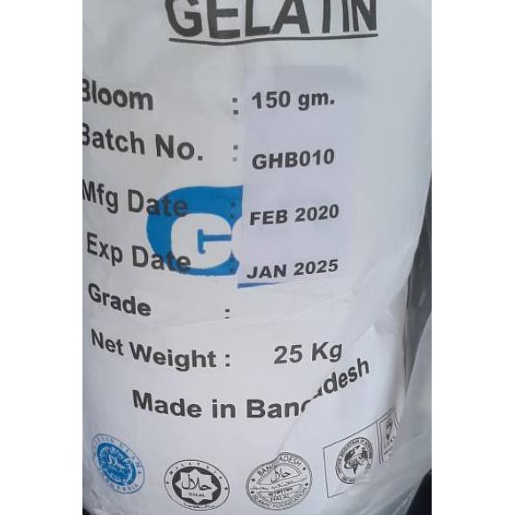 

Today!!!! Gelatin Bubuk dr Tulang Sapi 1000gram Halal Repacking Kwalitas Import | Gelatin Halal | Ge