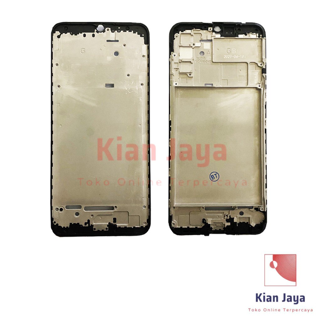 Middle Frame LCD Handphone Samsung Galaxy A02S Tulang Casing Tatakan Bezel Bazel Hp