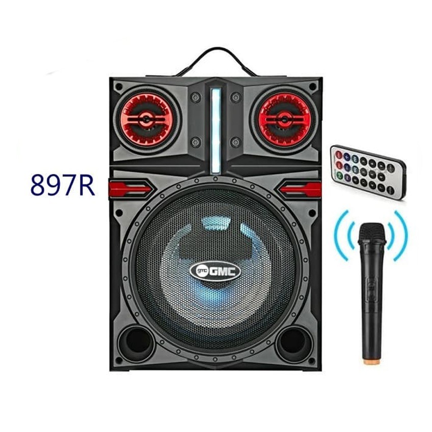 COD SPEAKER BLUETOOTH X-BASS 8 INCH GMC 897R PLUS MIC KARAOKE WIRELESS//SPEAKER SALON AKTIF X-BASS//SPEAKER WIRELESS//SPAEKER KARAOKE GMC 897R