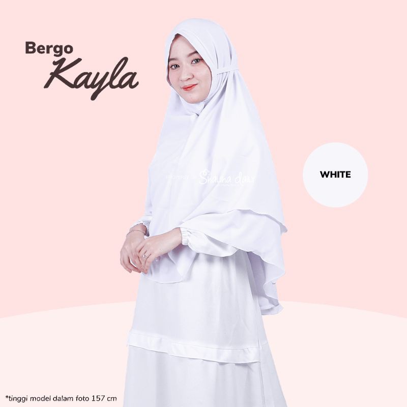 Daily Khimar Kayla / Hijab Instan / Hijab Khimar / Hijab Muslimah / Khimar Syar'i