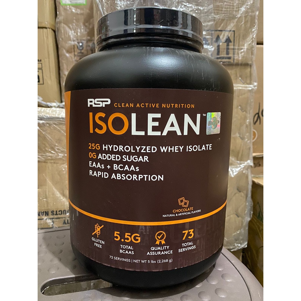 RSP ISOLEAN 5lbs 5lb Whey Protein Isolate Hydrolyzed