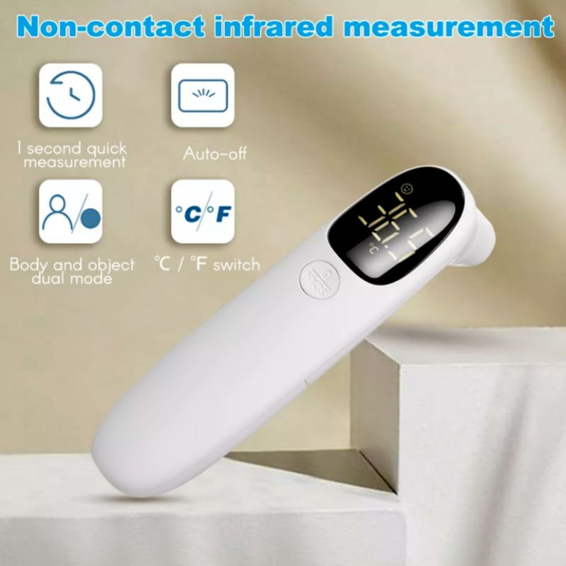 Thermogun Thermometer Infrared Non Contact FREE BATREE packing buble dan dus