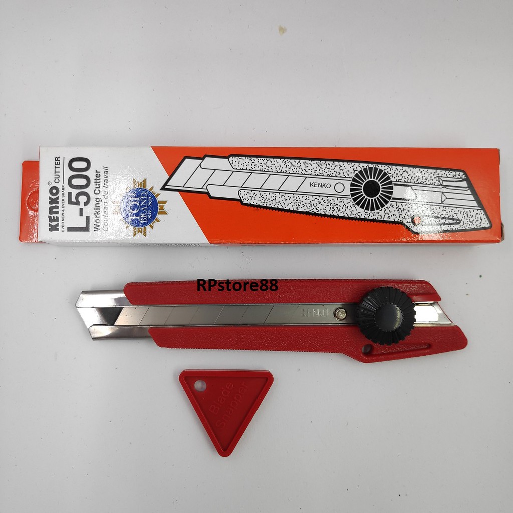 

CUTTER BESAR KENKO L500 - CUTTER L-500 - PISAU BESAR KENKO ORIGINAL