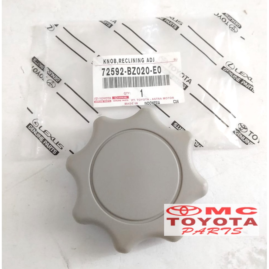 Putaran Stelan Knob Knop Jok Innova Avanza Xenia Rush Terios 72592-BZ020-E0
