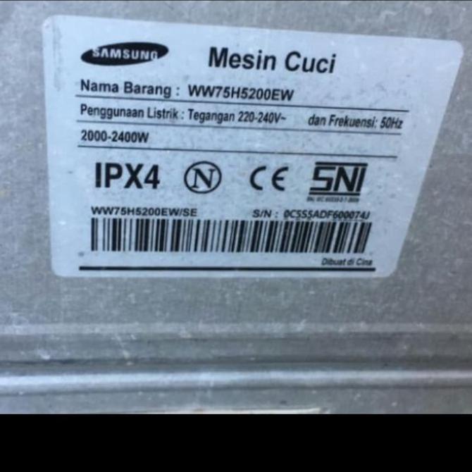 AVRIL - modul mesin cuci samsung WW75H5200EW