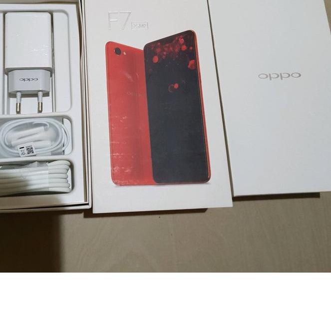 

۩ DUS/BOX/BOOK/KOTAK ORIGINAL OPPO F7 FULLSET AKSESORIS/ACC ✹