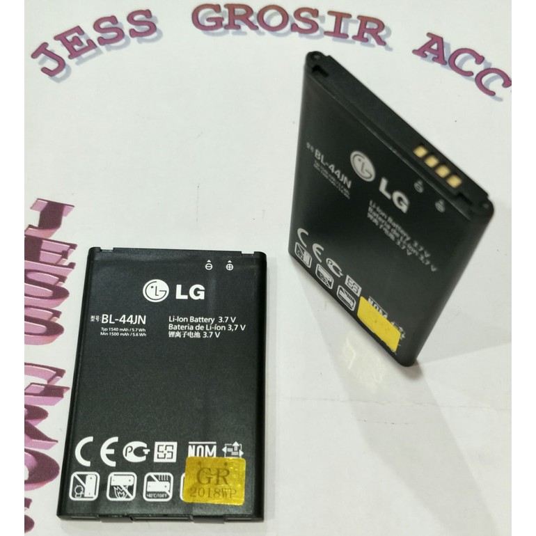 Baterai Battery LG BL-44JN / L3 L4 L5 , Optimus Black P970 , E612 , E4