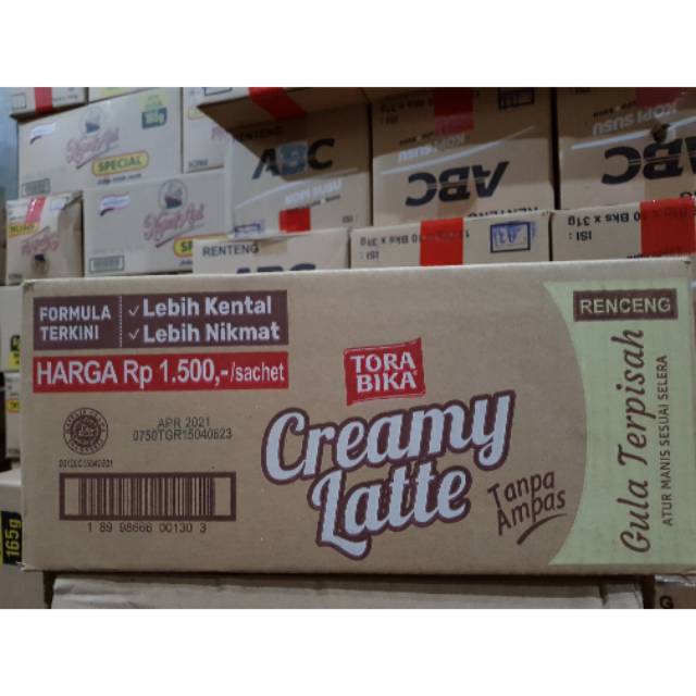 

Torabika Creamy Latte Dus per Karton