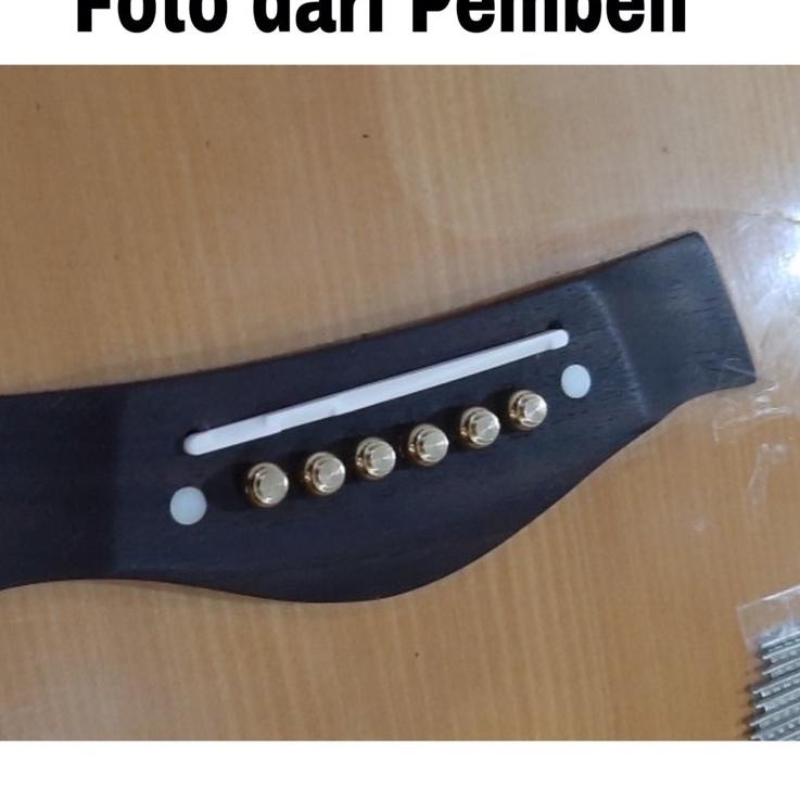 Recomended.. 1 set Pin Logam Gitar Akustik | Bridge Pin