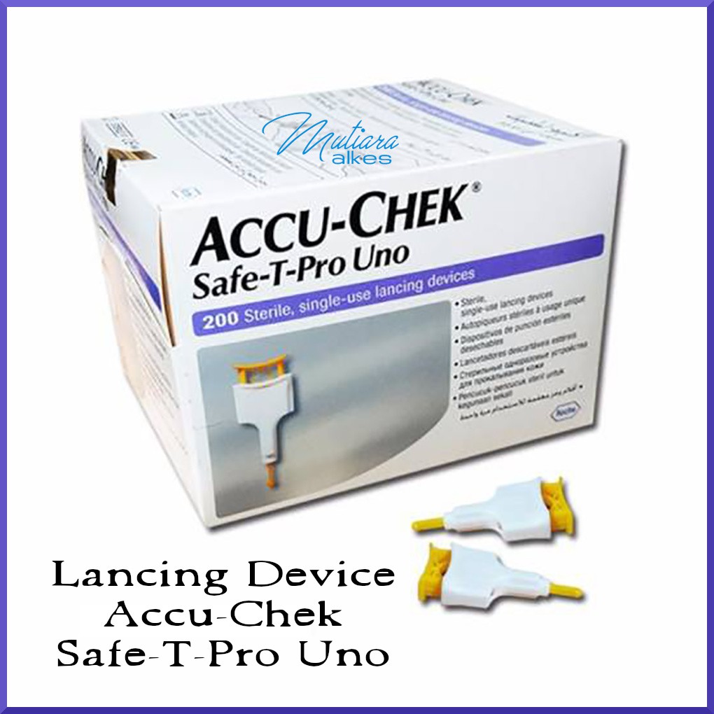 Lancing Device Blood lancet Jarum ACCU-CHEK Safe-T-Pro Uno