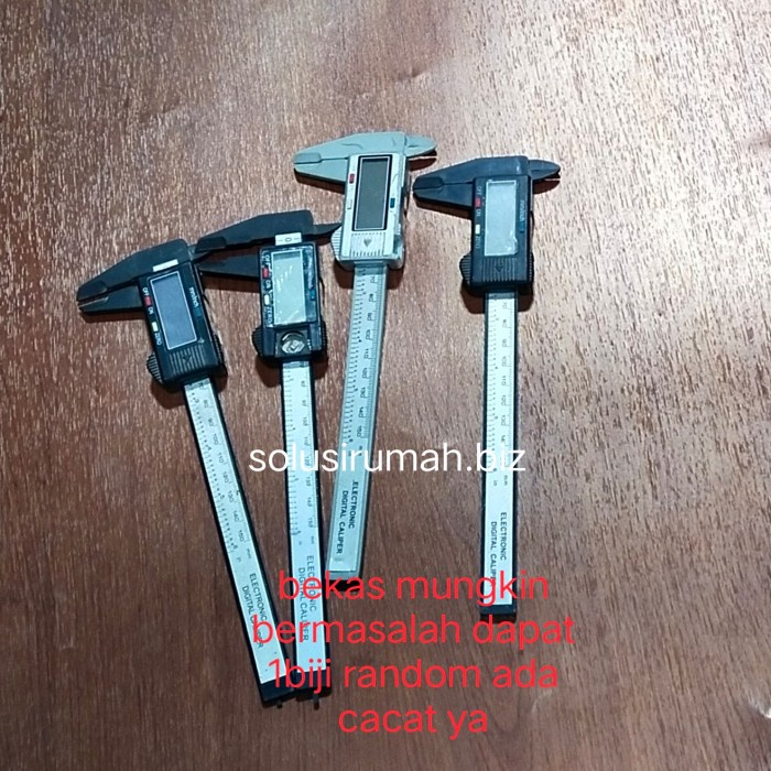 SKETMAT DIGITAL VERNIER CALIPER 6" BEKAS BERMASALAH 1pc pvc RANDOM u diservice