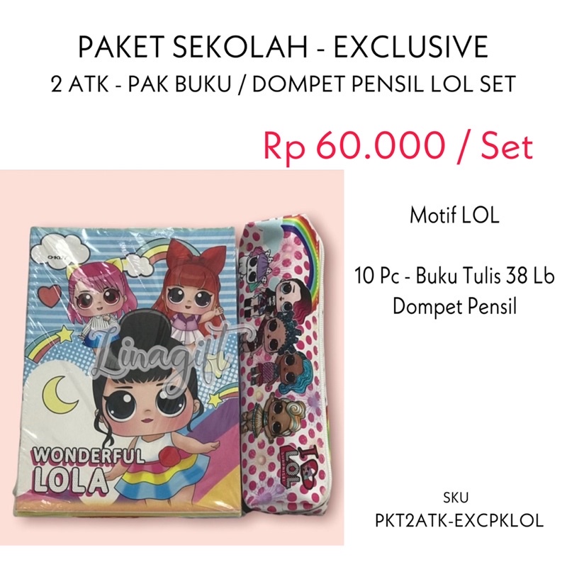 ( Set Paket Exclusive ) ALAT TULIS SEKOLAH LENGKAP / MEWARNAI / KADO SUVENIR CUSTOM ULANG TAHUN / HADIAH LOMBA 17 AGUSTUS / COLORING STATIONERY SET / BUKU A5 / GOODIE BAG SNACK BINGKISAN SOUVENIR / NOTES PEN PENSIL