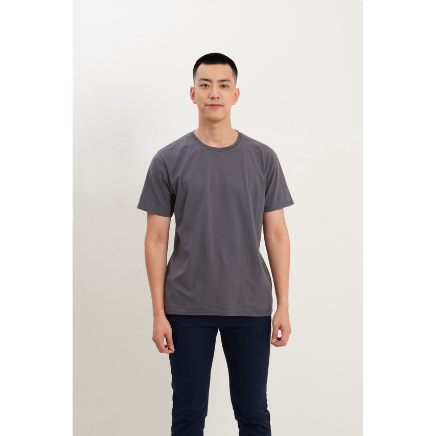 [Wrestlerstudio] Kaos Polos Basic Tshirt GRAY Unisex Premium Cotton Combed 30s