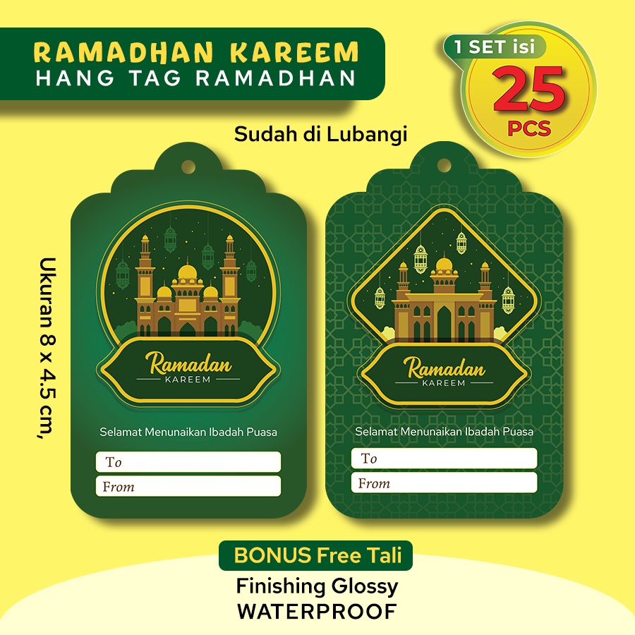 

Hang Tag Ramadhan Custom Hang Tag Ramadan Kareem Tag Ibadah Puasa