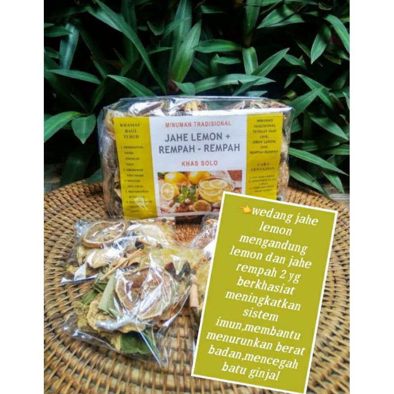 

Wedang Jahe Lemon Rempah by Ema ||1 pack isi 10pc ||