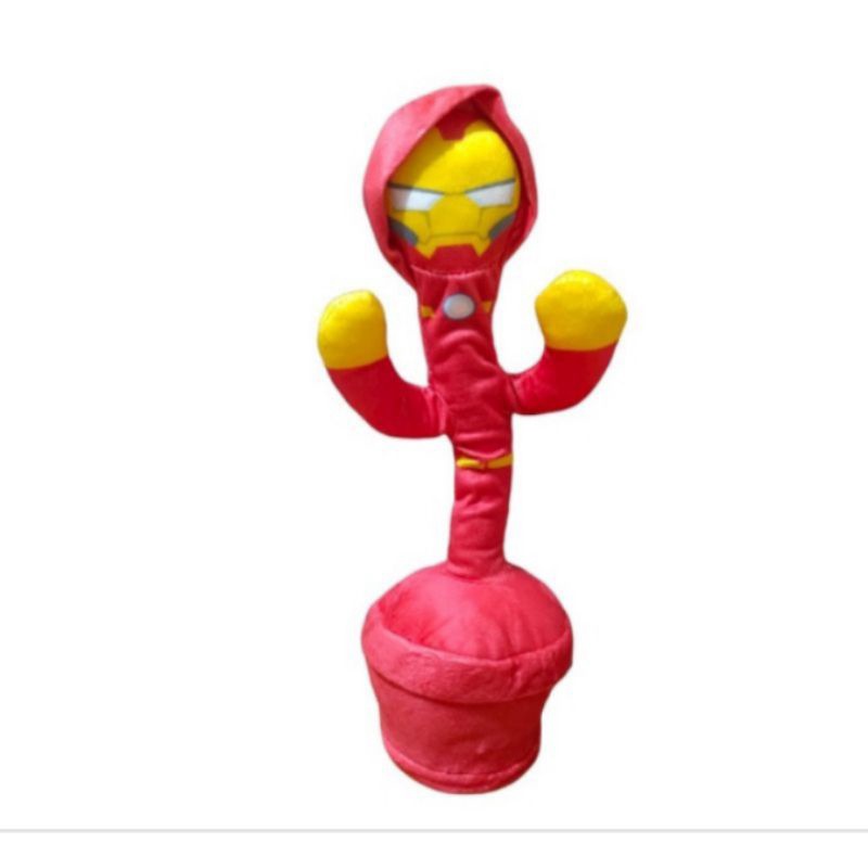 boneka kaktus, boneka capten Amerika. sepider man. iron man terbaru