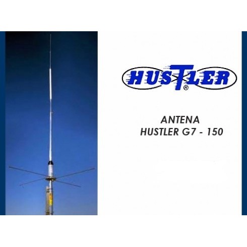 Antena Radio Base Hustler G7-150-2 Antenna Base VHF 154 - 161 MHz Original USA Baru