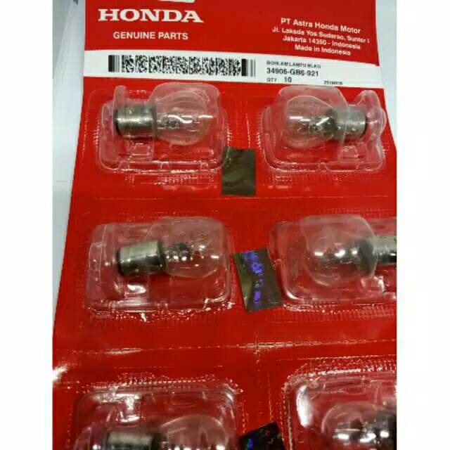 Bohlam Lampu Belakang / Stop Honda AHM GB6 bohlam stop honda