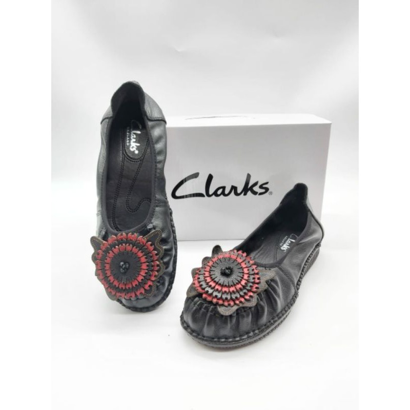 Clarks bunga matahari strawflower flat 1587 / Sepatu clarks wanita