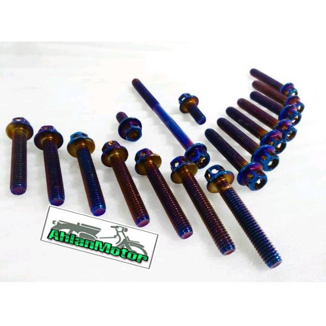 Baut Probolt CVT Beat& Scoopy/Baut Probolt pelangi Cvt/Aksesoris CVT/baut CVT