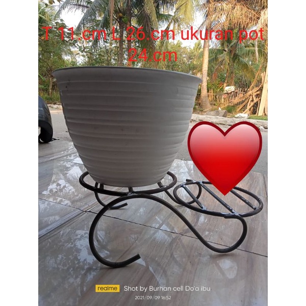 STANDING POT BESI KEREN