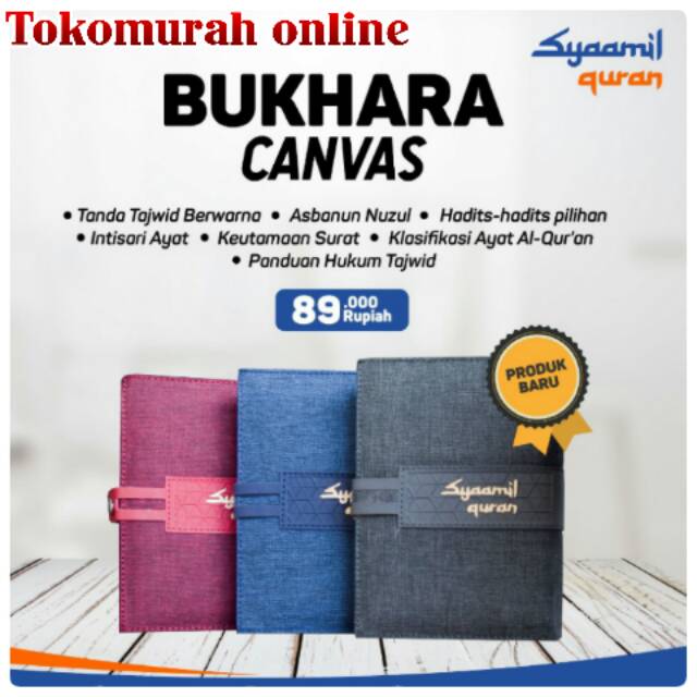 Al Quran Terjemah Tajwid Syaamil Bukhara Kanvas ukuran A6