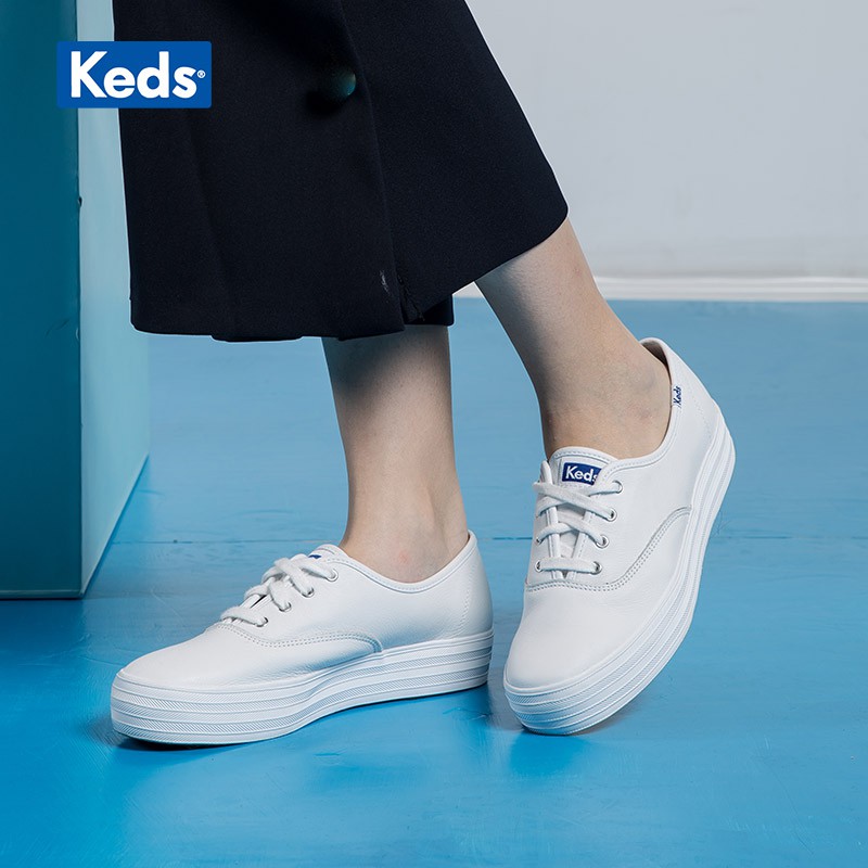 triple leather keds