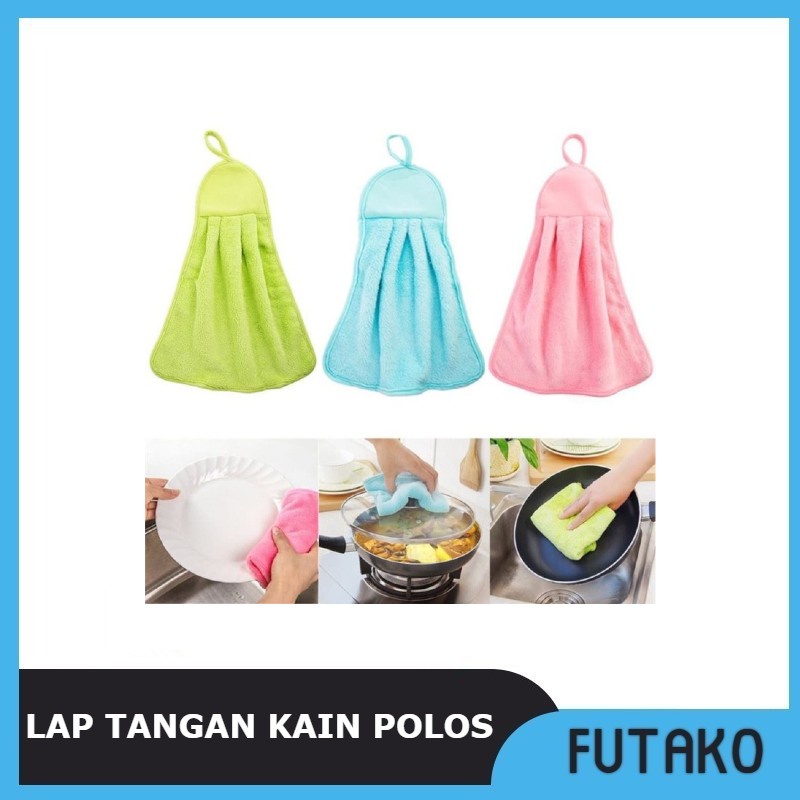 FUTAKO Lap Tangan Kain Polos / Kain Lap Tangan / Hand Towel