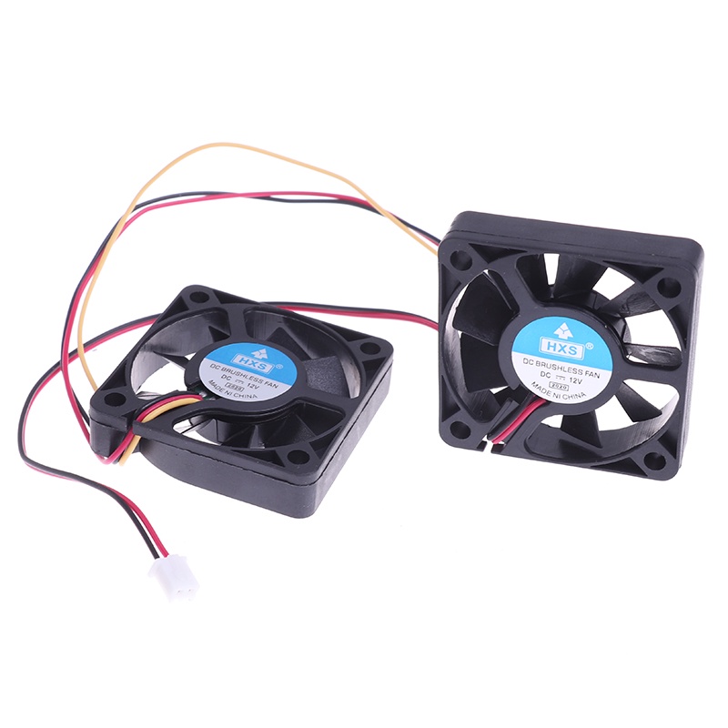 {LUCKID}50mm Silent Cooling Fan 2.5Pin/3Pin For Computer Case PC CPU Cooler 12v