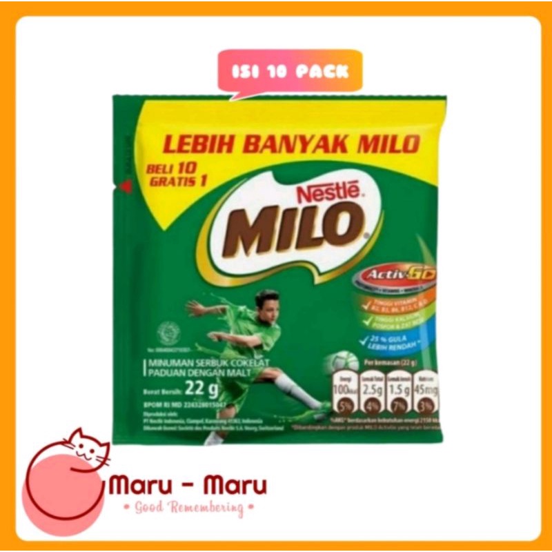 

Susu Milo 22gr dan 35gr Renceng isi 10pcs