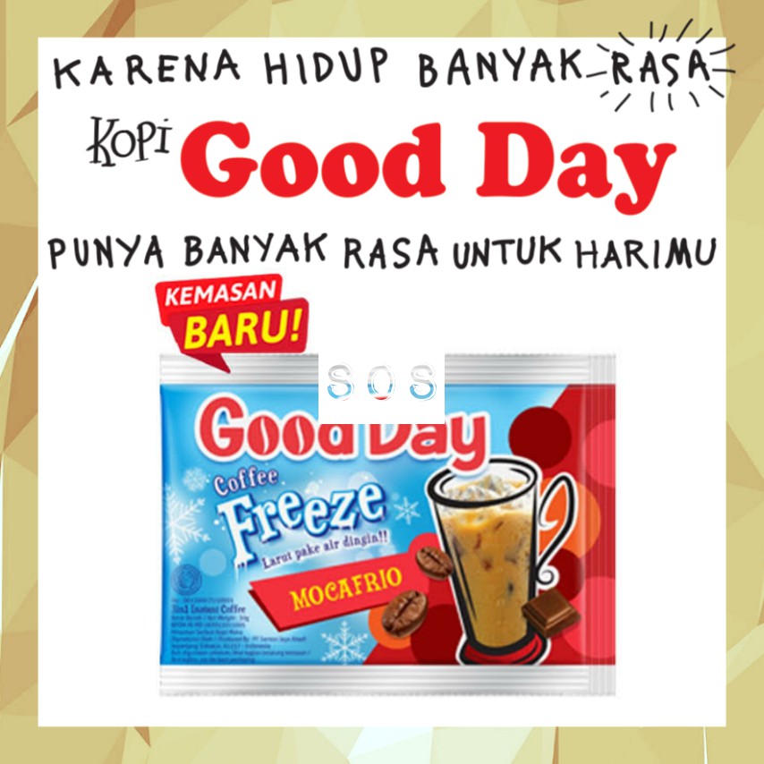 

《OS3》 Good Day Freeze Mocafrio 30 gram - KOPI dingin