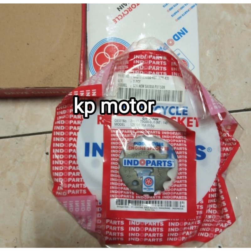 Gear ger gir set rantai Suzuki RGR indopart
