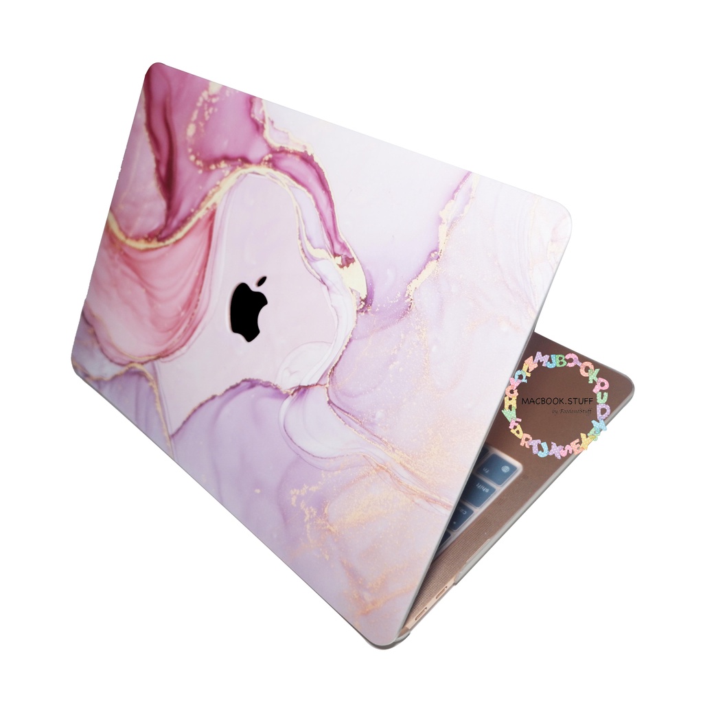 CASE MACBOOK Case DRW MARBLE PINK BLUSH NEW AIR PRO RETINA 11 12 13 14 15 16 INCH NON /  WITH CD ROOM / TOUCHBAR / TOUCH ID / M1 2020 2021 2022