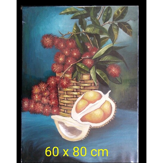 Lukisan Buah Rambutan Shopee Indonesia