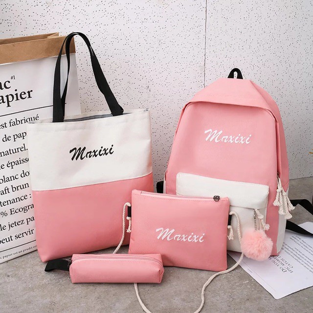 YA 319 - Ransel 4 in 1 Maxian / Tas Punggung 4 Set