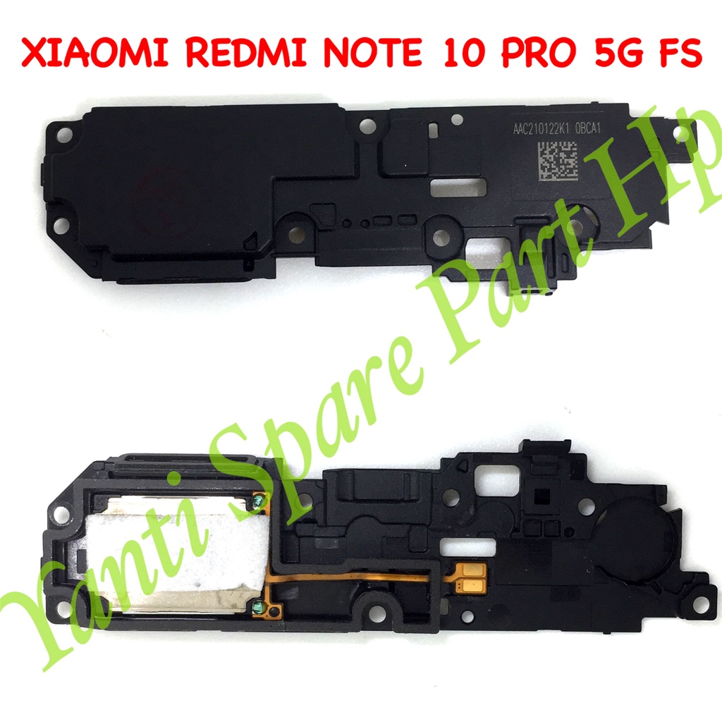 Buzzer Loudspeaker Xiaomi Redmi Note 10 Pro 5G Fullset Original Terlaris New