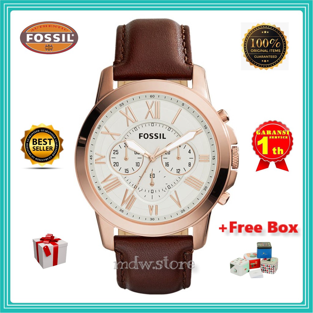 Type FS4991 FS 4991 Brown Jam Tangan Pria