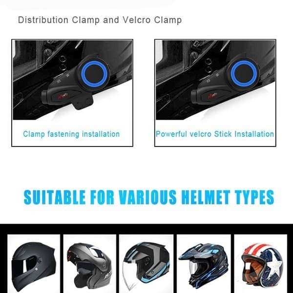 MAXTO M3 DUAL MIC HYBRID BLUEOTOOTH HELM INTERCOM MAXTO M3 INTERCOM 6 RIDER CAMERA ORIGINAL-3