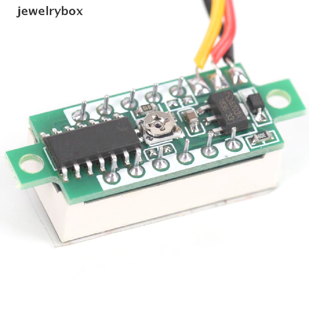 (Box) Voltmeter Digital Mini DC 0-100V Dengan Layar LED 3 Digit