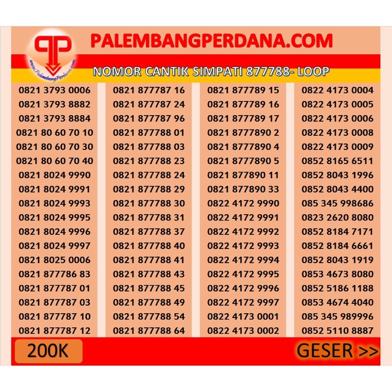 NOMOR CANTIK MURAH Palembangperdana serian. paket internet Termurah Telkomsel 25gb(100rb).17gb(75rb)