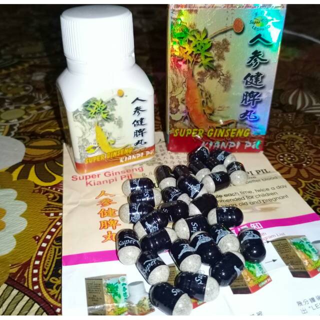 Super Ginseng Kianpi pil Original 100 persen.