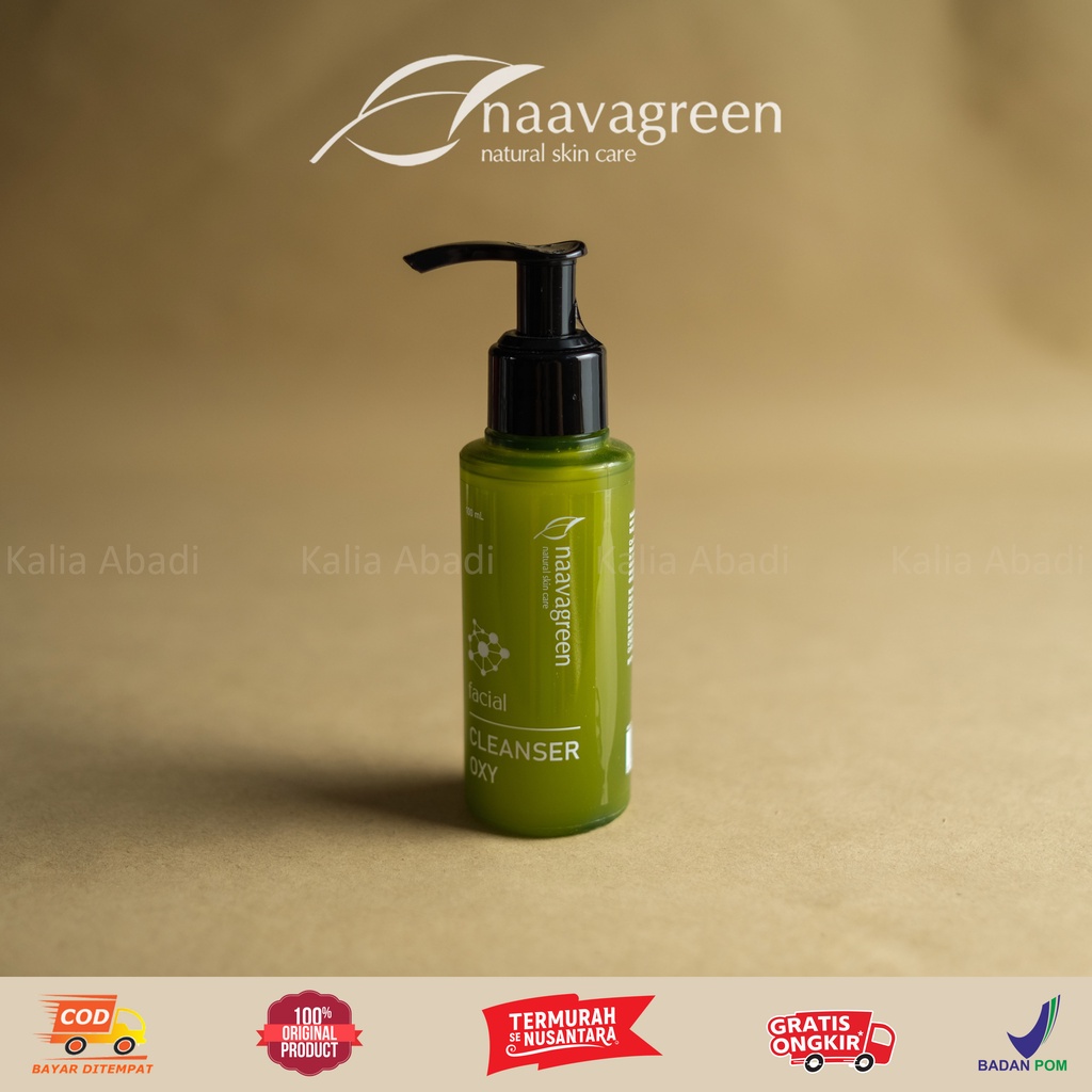 [100%ORI] NAAVAGREEN FACIAL CLEANSER OXY - NAAVAGREEN FACIAL WASH - SABUN CUCI MUKA - SABUN KECANTIKAN - FACIAL WASH MURAH BPOM - SABUN WAJAH GLOWING - SABUN WAJAH PEMUTIH - FASIAL WASH MURAH BPOM