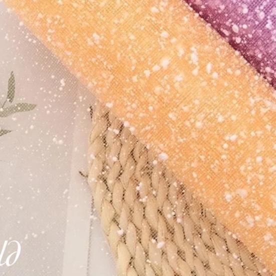 

[1ROLL/3.6METER] XDS Snowy flower bouquet wrapping mesh roll / kertas buket bunga salju roll / roll salju