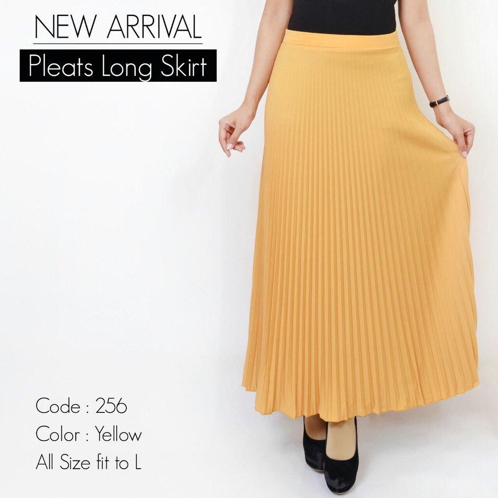 KIYOREN ROK PLISKET MURAH PLISKET POLOS FLARE SKIRT REMPEL MUSLIM MURAH MAYUNG FLOWY